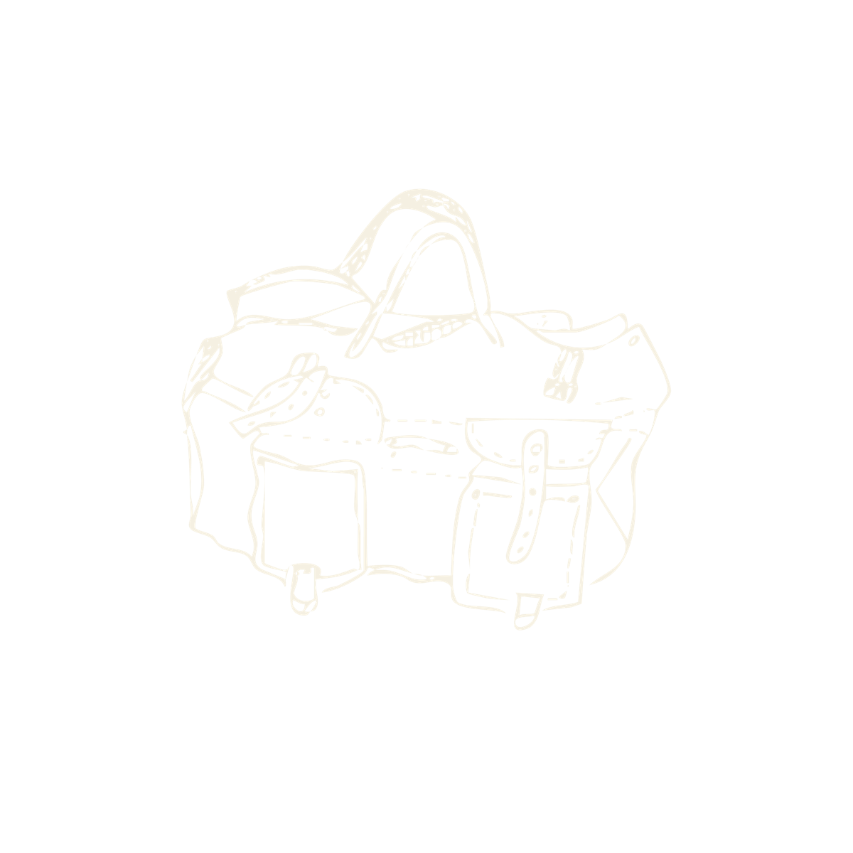Illustrated doctor's bag in cream tones, representing the professional tools and care provided at The Village GP